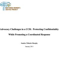 Advocacy Challenges in a CCR: Protecting Confidentiality While Promoting a Coordinated Response