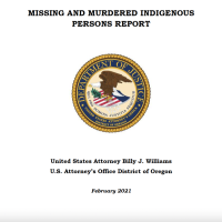 Missing and Murdered Indigenous People Report, District of Oregon U.S. Attorney's Office