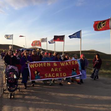 The National Indigenous Women’s Resource Center Stands with Standing Rock to Ensure Safety for Native Women and Children 