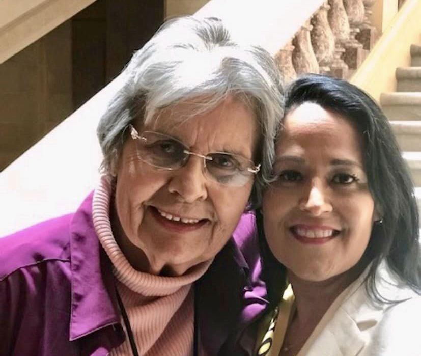"Ada Deer and Shannon Holsey. Photo courtesy of Shannon Holsey."