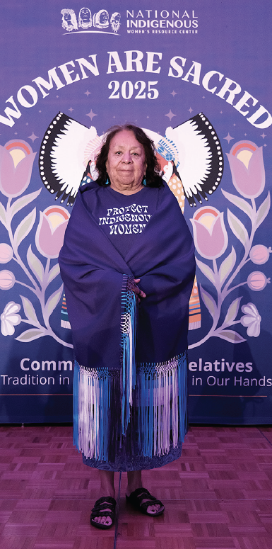 Bonnie Clairmont, 2025 Tillie Black Bear Women Are Sacred Award Recipient.