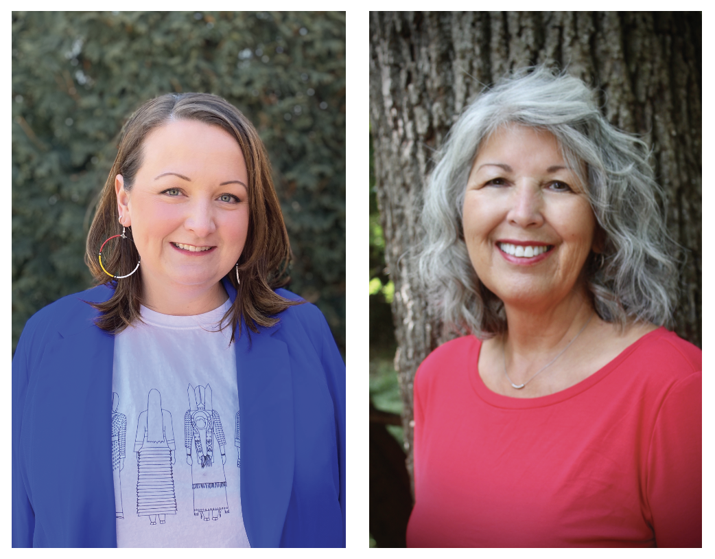 Headshots of Lori Jump and CC Hovie