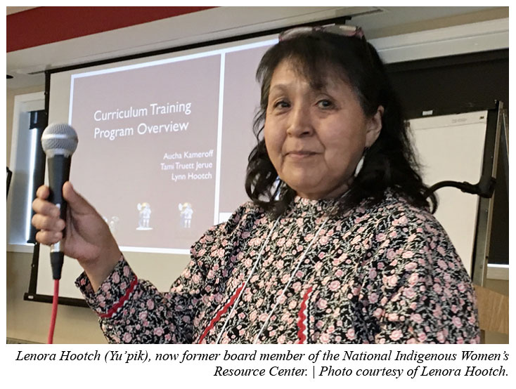 Founding Member Leaves NIWRC Board to Focus on Issues Facing Alaska Native Women