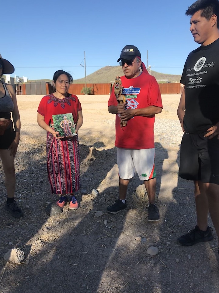 Photo of Dr. Cintli on left and Antonio Ramirez on right