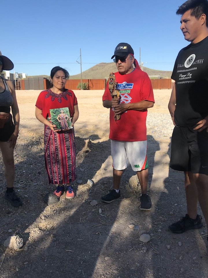 Photo of Dr. Cintli on left and Antonio Ramirez on right 