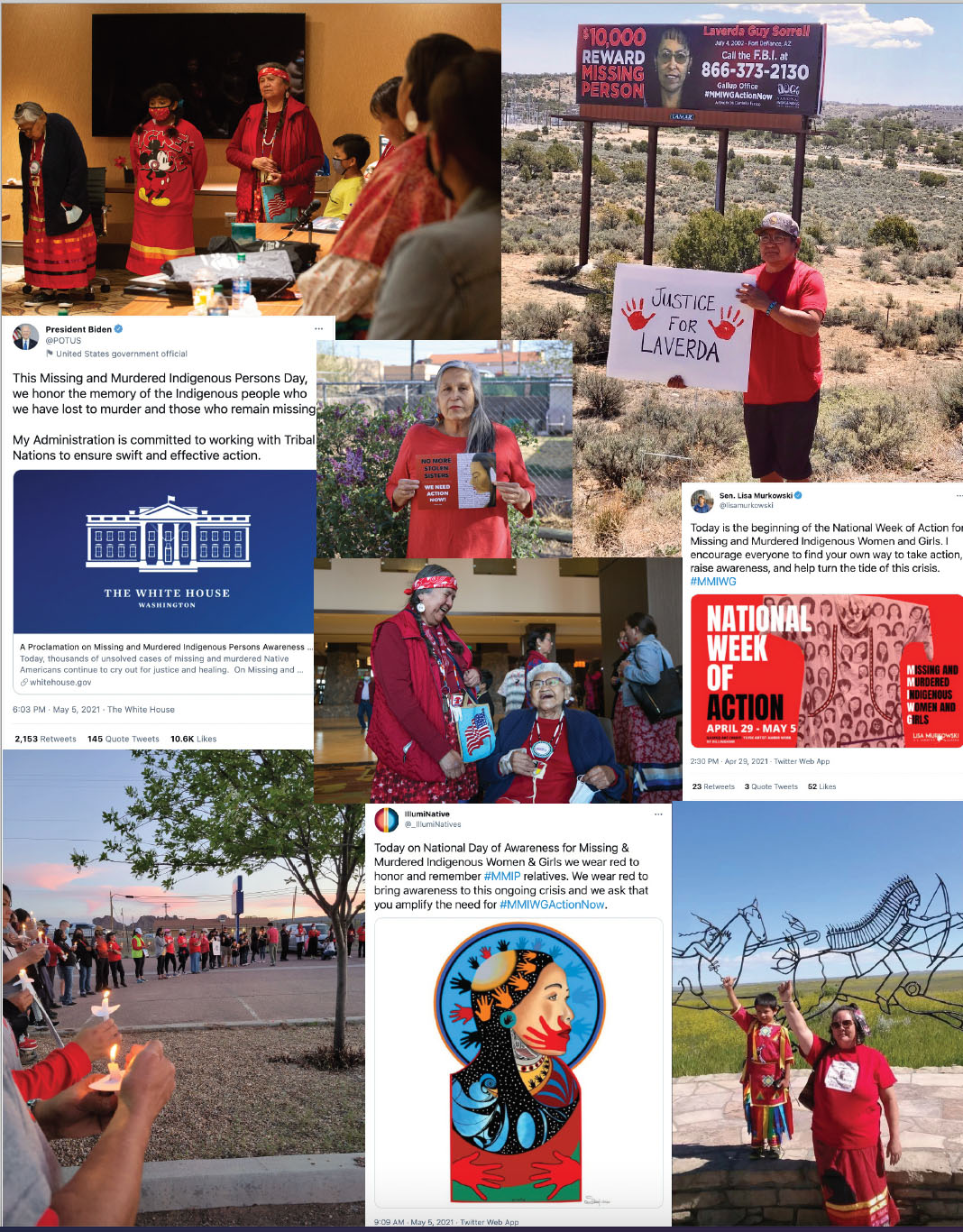 Highlight images from the week of action