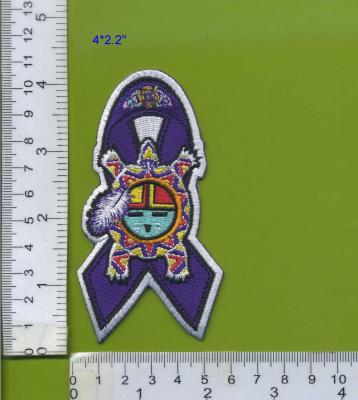 Domestic Violence Awareness Month Ribbon Patch