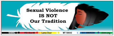 Sexual Violence is NOT Our Tradition  sticker