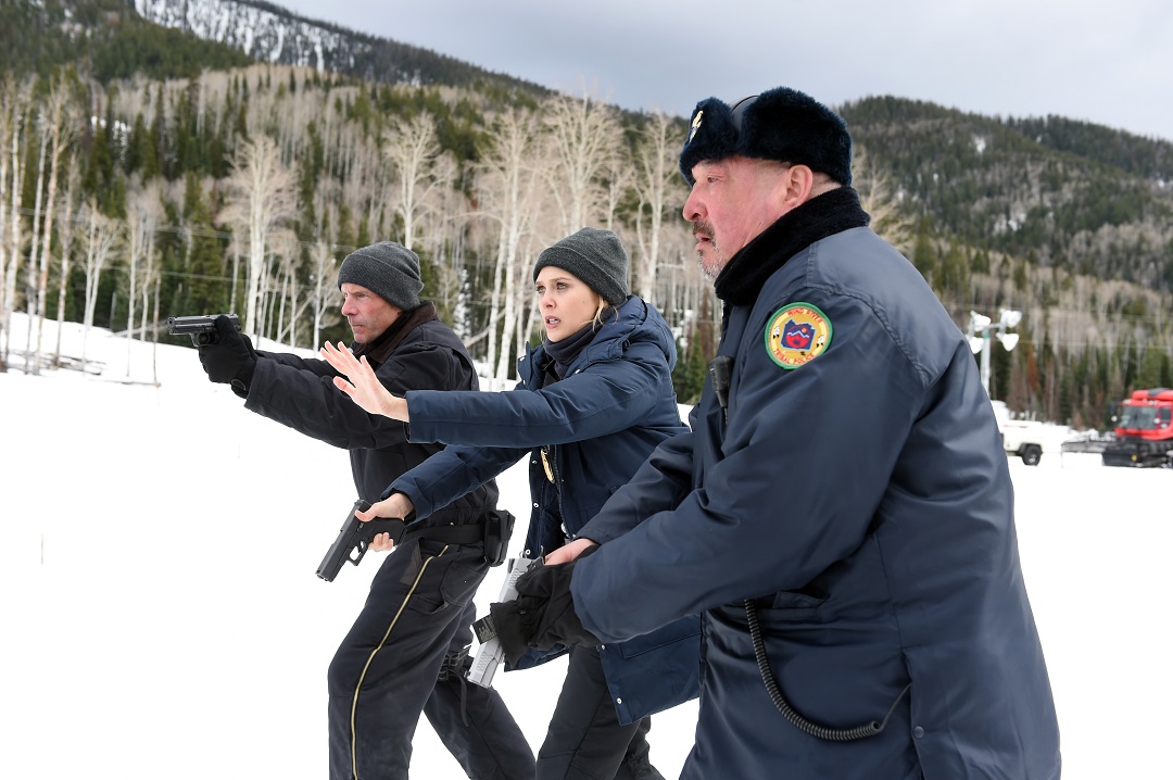 Hugh Dillon, Elizabeth Olsen and Graham Greene star in Wind River