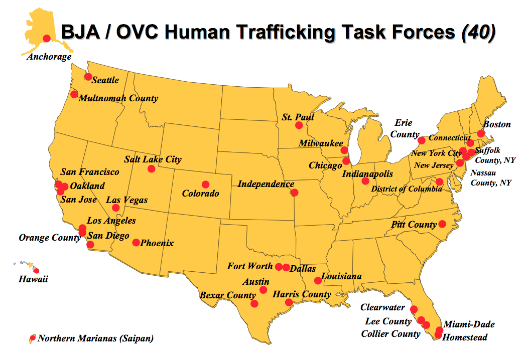 Human Trafficking Task Forces in US