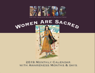 Women Are Sacred 2019 Monthly Calendar with Awareness Months & Days