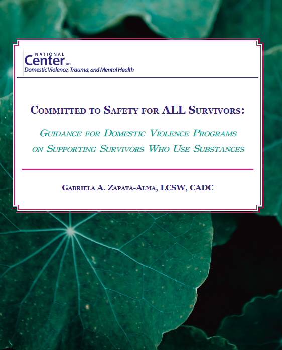 Committed to Safety for ALL Survivors: Guidance for Domestic Violence Programs on Supporting Survivors Who Use Substances