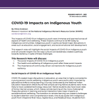 Screenshot of the front page of the research note