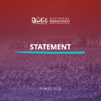 statement with gradient background