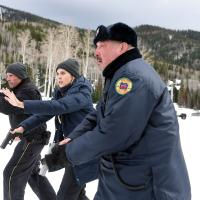 Hugh Dillon, Elizabeth Olsen and Graham Greene star in Wind River