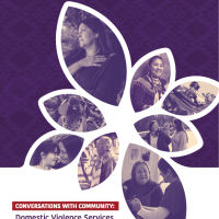 The National Indigenous Women’s Resource Center (NIWRC) is committed to promoting the safety, healing, and protection of Native women and children through the development of resources for survivors, advocates, and communities. To better understand the landscape of domestic violence (DV) services in Indian Country, NIWRC conducted Conversations with Community (CWC), centering the lived experiences of community members to identify ongoing challenges and service gaps. This initiative included eight individual 