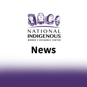 Image of purple and black logo with news.
