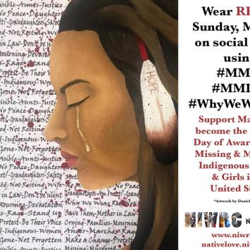 The National Indigenous Women’s Resource Center’s New Resources in Support of the National Day of Awareness for Missing and Murdered Indigenous Women