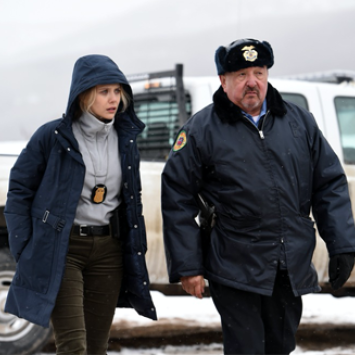 Elizabeth Olsen and Graham Greene star in Wind River.