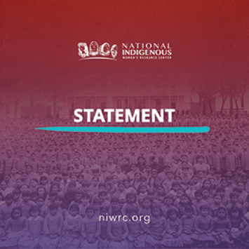 statement with gradient background