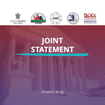 joint statement image with logos of partner orgs and photo of supreme court