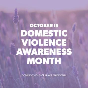 Help Recognize Domestic Violence Awareness Month This October